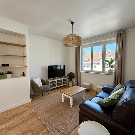 Ferienhaus Maison Renovee A 2 Pas De La Plage, 3 Chambres, Jardin Clos Le Portel